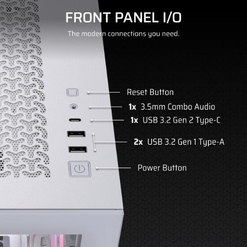 Corsair 3500X RS-R ARGB Midi Tower White