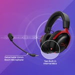 HyperX Cloud III S Wireless - Gaming Headset (Black-Red)