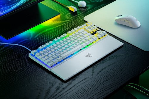 Razer Huntsman V3 Pro Tenkeyless 8KHz keyboard Gaming USB White
