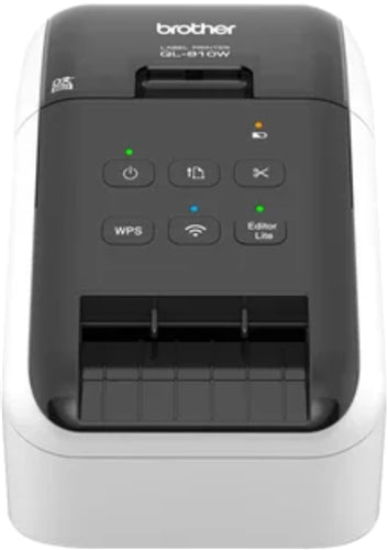 Brother QL-810W label printer Direct thermal Colour 300 x 600 DPI 176 mm/sec Wired & Wireless DK Wi-Fi
