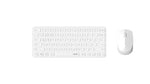 Rapoo 9010M keyboard Mouse included Office RF Wireless + Bluetooth QWERTZ White