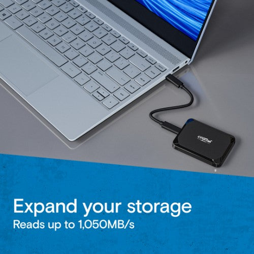 Micron Crucial X9 1TB Portable SSD Black