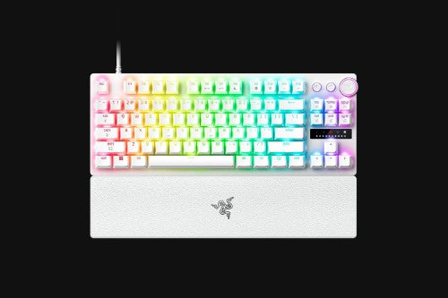 Razer Huntsman V3 Pro Tenkeyless 8KHz keyboard Gaming USB White