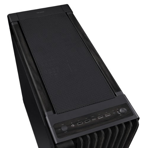 ASUS ProArt PA602 Wood Edition – Metal Panel Midi Tower Black