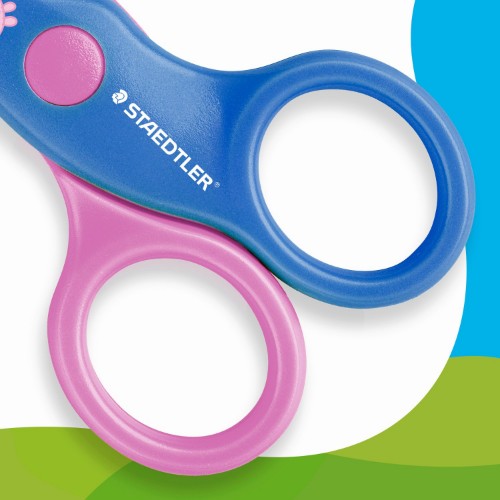 Staedtler 965 40BKL1 stationery/craft scissors Art & Craft scissors Straight cut Blue, Pink