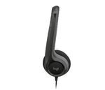 Logitech 981-000485 headphones/headset Wired Head-band Office/Call center Black