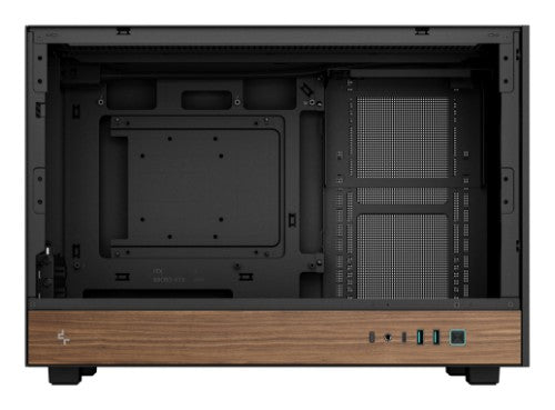 DeepCool CH260 WOOD Micro Tower Black, Wood
