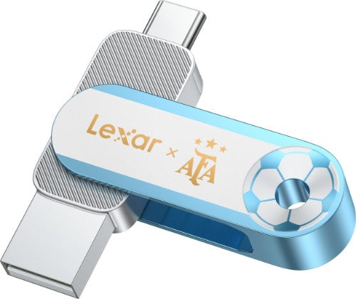 Lexar D500 128GB Solid State Dual Drive, Elite Legends Series, up to 400MB/s