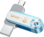 Lexar D500 128GB Solid State Dual Drive, Elite Legends Series, up to 400MB/s