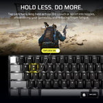 Corsair CLIPPER PRO MINI 60 keyboard Gaming USB QWERTZ US English Black