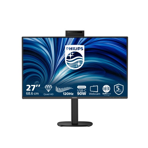 Philips 3000 series 27B2U3601H computer monitor 68.6 cm (27") 2560 x 1440 pixels Quad HD LCD Black