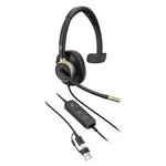 HP Poly Mission 815 Monaural USB Wired Headset
