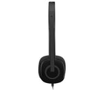 Logitech 981-000587 headphones/headset Wired Head-band Office/Call center Black