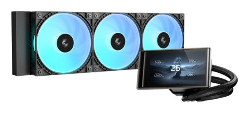 DeepCool LT360 VISION ARGB Processor Liquid cooling kit 12 cm Black 1 pc(s)