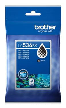Brother LC536BK ink cartridge 1 pc(s) Original Standard Yield Black