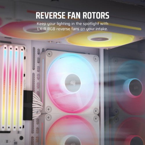 Corsair iCUE LINK LX120-R RGB Computer case Fan 12 cm White 1 pc(s)