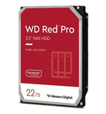 Western Digital Red Pro internal hard drive 22 TB 7200 RPM 512 MB 3.5" Serial ATA III