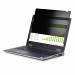 StarTech.com 13.3-inch 16:9 Flip-Up Privacy Screen with Touch, Anti-Glare Blue Light Filter, Laptop Monitor Screen Protector, +/- 30 Deg. View Angle