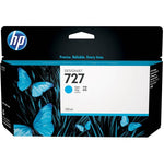 HP 727 130-ml Cyan DesignJet Ink Cartridge