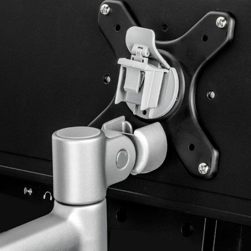 Atdec AWMS-46W35-S monitor mount / stand 46 cm (18.1") Silver Wall