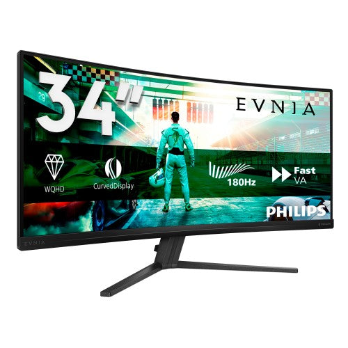 Philips Evnia 3000 34M2C3500L/75 computer monitor 86.4 cm (34") 3440 x 1440 pixels Wide Quad HD Black