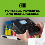 DYMO LabelManager Executive 640 CB Portable Label Printer Kit with Carry Case and 3 Label Cassettes | Compact QWERTY Label Maker | Bluetooth & USB Connectivity | Compatible with D1 Labels