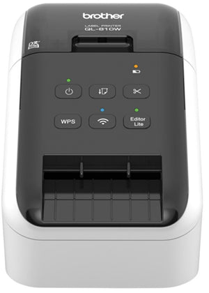 Brother QL-810W label printer Direct thermal Colour 300 x 600 DPI 176 mm/sec Wired & Wireless DK Wi-Fi