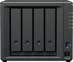 Synology DiskStation DS925+ NAS/storage server Ryzen Embedded V1500B 4 GB DDR4 0 TB Black