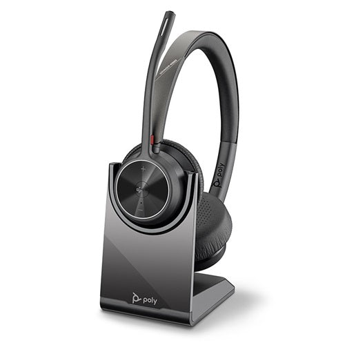 HP Poly Voyager 4320 Microsoft Teams Certified Headset +BT700 dongle +Charging Stand