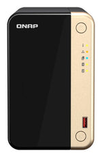 QNAP TS-264 NAS Tower Intel® Celeron® N5095 8 GB 8 TB HDD QNAP Turbo System Black, Gold