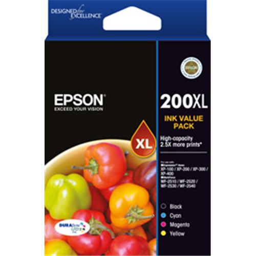 Epson C13T201692 ink cartridge Original High (XL) Yield Black, Cyan, Magenta, Yellow