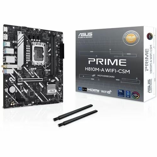 ASUS PRIME H810M-A WIFI-CSM Intel H810 LGA 1851 (Socket V1) micro ATX