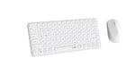 Rapoo 9010M keyboard Mouse included Office RF Wireless + Bluetooth QWERTZ White