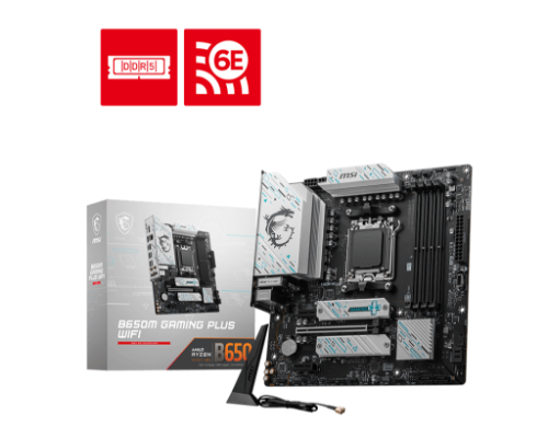 MSI B650M GAMING PLUS WIFI motherboard AMD B650 Socket AM5 micro ATX