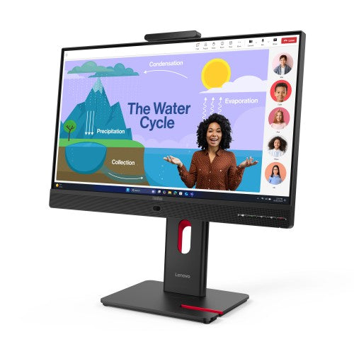 Lenovo ThinkVision T24D-4v computer monitor 60.5 cm (23.8") 1920 x 1080 pixels Full HD LED Black