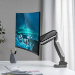 MBeat ACA-HMA-SGS01Y monitor mount / stand 124.5 cm (49") Grey, Metallic Desk