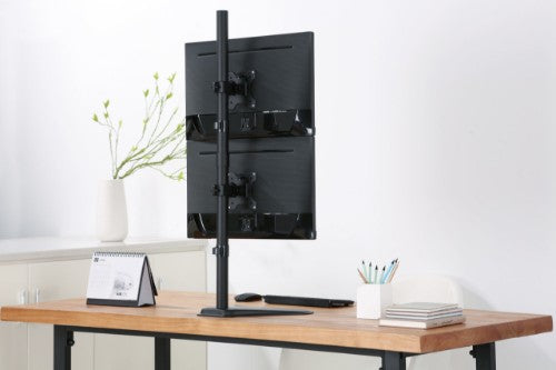 Brateck MABT-LDT12-T02V monitor mount / stand 81.3 cm (32") Desk Black