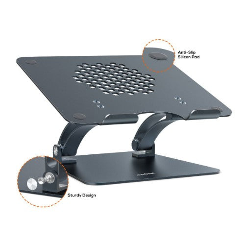 MBeat MB-STD-S6GRY notebook stand 43.2 cm (17") Black