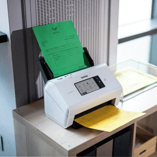 Brother ADS-4900W scanner ADF + Sheet-fed scanner 600 x 600 DPI A4 Black, White