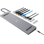 Comsol CMMP12 laptop dock/port replicator Wired USB 3.2 Gen 1 (3.1 Gen 1) Type-C Silver