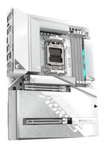GIGABYTE X870 AORUS STEALTH ICE Motherboard - Supports AMD Ryzen 9000 CPUs, 16+2+2 Phases Digital VRM, up to 8200Hz DDR5 (OC), 2xPCIe 5.0 + 2xPCIe 4.0, Wi-Fi 7, 5 GbE LAN, USB 4