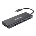 Simplecom CHN612 laptop dock/port replicator USB 3.2 Gen 1 (3.1 Gen 1) Type-C Black