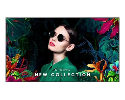 Samsung LH98QMCEBGCXXY Signage Display Digital signage flat panel 2.49 m (98") LCD Wi-Fi 500 cd/m² 4K Ultra HD Black Tizen 7.0
