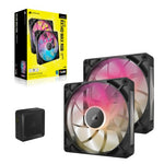 Corsair iCUE LINK RX140 MAX RGB Computer case Fan 14 cm Black 2 pc(s)
