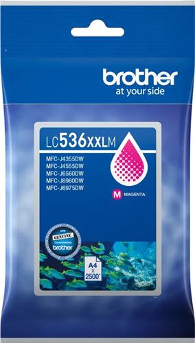 Brother LC536XXLM ink cartridge 1 pc(s) Original Extra (Super) High Yield Magenta
