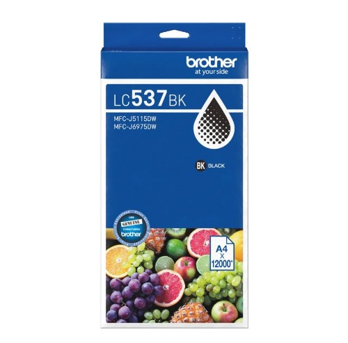 Brother LC537BK ink cartridge 1 pc(s) Original Ultra High Yield Black