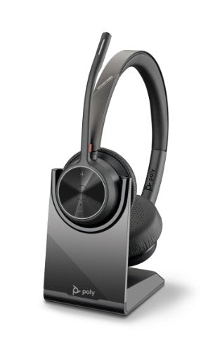 HP Poly Voyager 4320 USB-C Headset +BT700 dongle +Charging Stand
