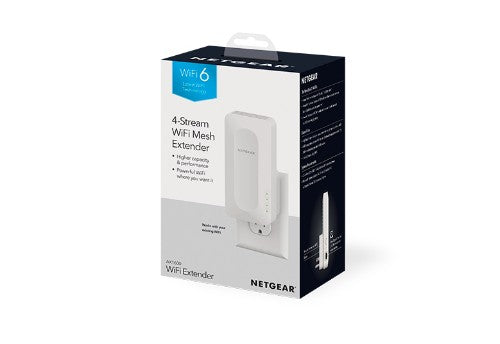 NETGEAR EAX12 Network repeater White 10, 100, 1000 Mbit/s