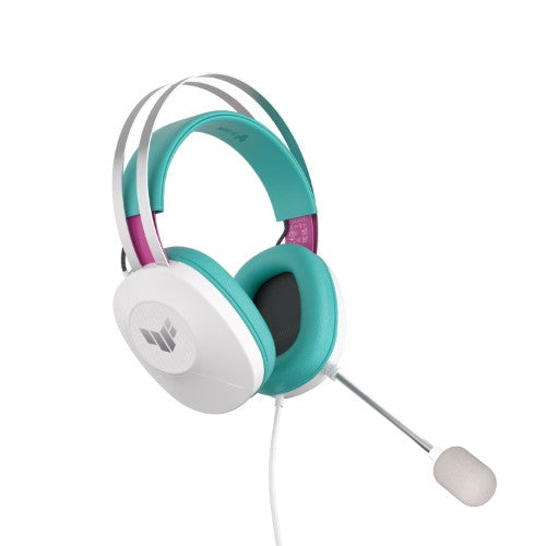 ASUS TUF Gaming H1 Gen II Hatsune Miku Edition Headset Wired Head-band USB Type-A Pink, Turquoise, White