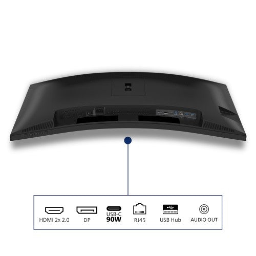 Philips 3000 series 34B2U3600C/75 computer monitor 86.4 cm (34") 3440 x 1440 pixels Wide Quad HD LCD Black
